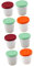 Amosfun 2 Series Taza De Helado Fiesta Envases De Helado Almacenamiento Casero Pequeño Tarrinas Para Helados Congelador Heladera Tazas De Helado Contenedor De Helado Páginas 4 Piezas X 2