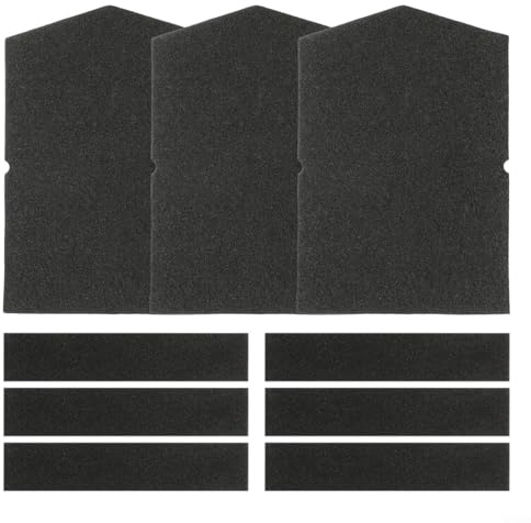 ZWEquipint Ersatz-Trocknerfilter-Set, 6057930 9688381 für T8000 T9747 T8627 T8926 Wärmepumpen-Wäschetrockner 282 196 mm 225 45 mm, 3 Stück