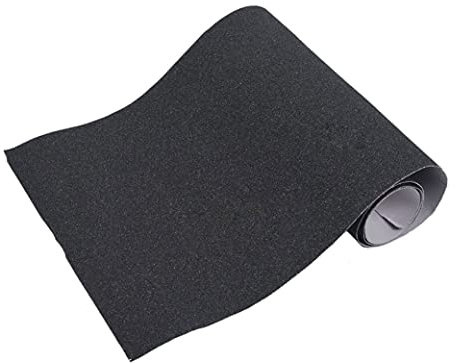 Veesper Wasserdichtes nicht rutsches Skateboard-Grip Tape Roll 84 × 23 cm, Carborundum-Deck-Schleifpapier für Skateboard-, Longboard- und Scooter-Traktion