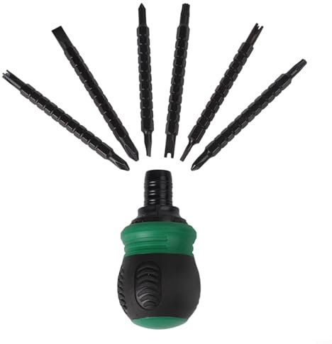 Set di cacciaviti 12 in 1 con punte magnetiche e design ergonomico per il massimo controllo (4 in 1)