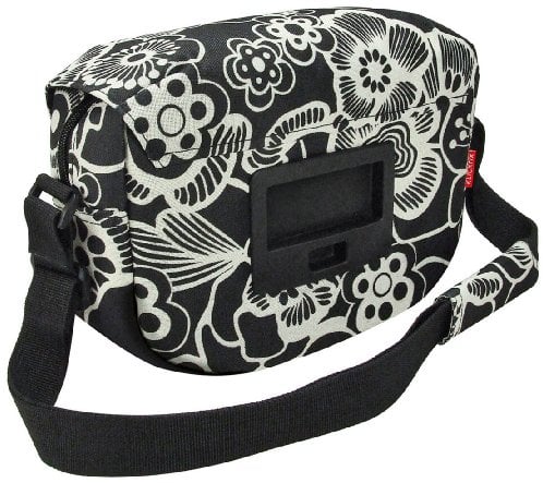 KLICKFix Damen Lenkertasche Funbag, Fleur, 8 x 25 x 19 cm, 0263FS
