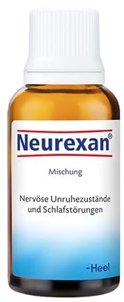 Neurexan Tropfen 30ml – Die natürliche Alternative zu Schlaftabletten | Einschlafhilfe bei nervöser Unruhe und Schlafstörungen | Beruhigt und entspannt am Tag - fördert den Schlaf in der Nacht