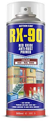 Action Can RX-90 Red Oxide Anti Rust Aerosol Primer Spray 500ml