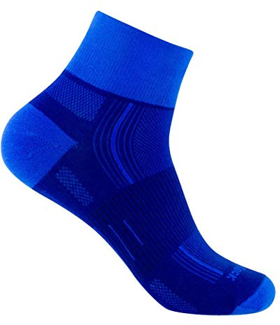 Wrightsock Profi Sportsocke, Laufsocke, Wandersocke, Modell Stride, Anti-Blasen-System, doppel-lagig, Quarter mittellang