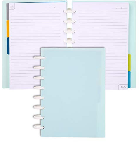 Talia Discbound ordinateurs portables Junior (5.5in x 8.5in) Summer Blue