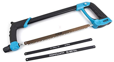 HBM 300 mm 4-teilige Bügelsäge für Holz und Metall