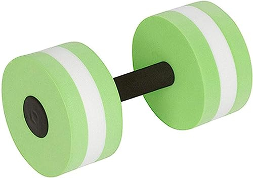 Wankd Aqua Dumbbell, Haltères en Mousse -1PCS - pour Exercices de Yoga Aquatique, Musculation, Fitness - Barres flottantes, équipement de Piscine, Matcha Grün