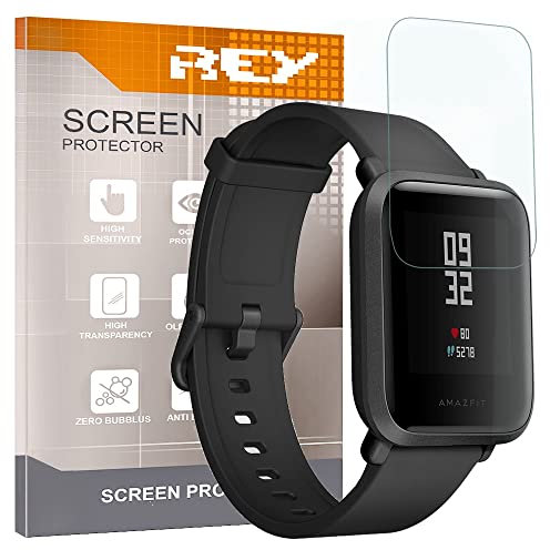 REY Pack 6X Pellicola salvaschermo per XIAOMI AMAZFIT BIP - BIP S - BIP Lite - BIP S Lite, qualità Premium