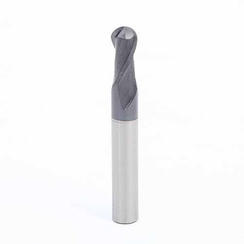 JINGERL HRC 55 Two Blade Carbide Tungsten Steel Ball Knife Number Control CNC Milling Cutter (Dimensions : D20-100)