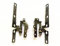 Left & Right LCD Hinge Set Replacement for Dell Inspiron G3 3590 P89F G3-3590 G3-3500 Series 433.0H70D.0011 433.0H70E.0011