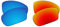 EZReplace Lentes de repuesto compatibles con gafas de sol Arnette Boiler AN4207 61 mm (lentes polarizadas), compatible con armazón Arnette Boiler (azul hielo + rojo fuego), Azul Hielo + Rojo Fuego,