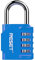 RESET-060 4-stelliges Zahlenschloss, geeignet für Turnhallen, Schulen, Spinde, Torfallen, Zäune, Werkzeugkästen, Hochsicherheit, Himmelblau, 1 Packung