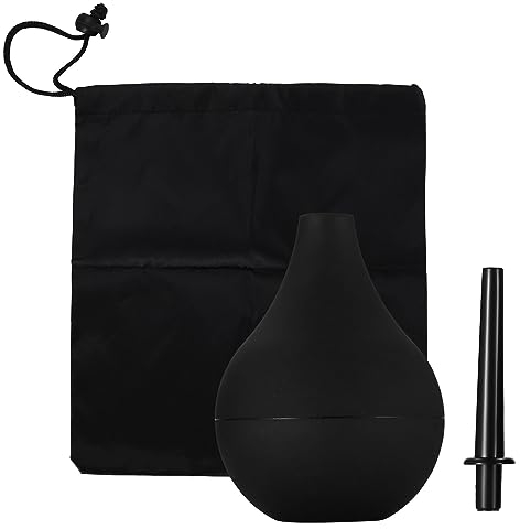 XxinXrongEnema Bulb Kit, Enema Bulb Douche for Men & Women, 160ML Silicone Douche Bulb Enema Kit Slim Nozzle Douche, Comfortable Washing Cleaning Enema Douche Kit