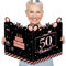 Geburtstagskarte 50 Frau Mann Groß 63x40cm,Karte 50 Geburtstag Frau Mann,50 Geburtstag Männer Frauen Deko,Geburtstagskarten 50 Jahre Rosegold,50. Geburtstag Gästebuch Karten Danke Geschenke,GrußKarten