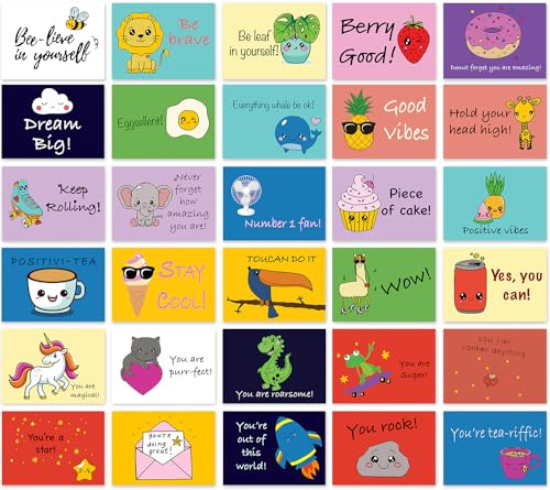 Stuff4 Fun A6 Affirmation Postcard Pack for Children, Teens & Students