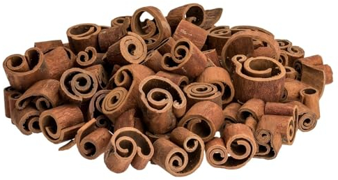 NaDeco Dicke Zimtstangen, Länge ca. 2,5 cm, wählbar in 0,5 kg und 1 kg | Deko-Zimt | Zimtrinde | Deko-Stangen | Dekozimtstangen | Dekozimt | Bastelzimt | Weihnachtsdeko | Adventsdeko, Gewicht:0.5kg