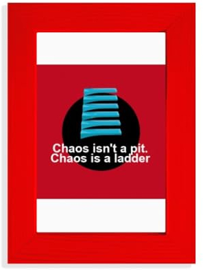 Chaos Pit Ladder Art Deco Fashion Picture Display Art Red Photo Frame