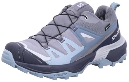 Salomon Damen Trekking Shoes, Sharkskin/Trooper/Arona, 41 1/3 EU