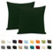 2er Set Kissenbezug 100% Baumwolle 65x65 cm 2 PCS, Superweicher Premium Jersey Kopfkissenbezug, Kissenhülle Waldgrün