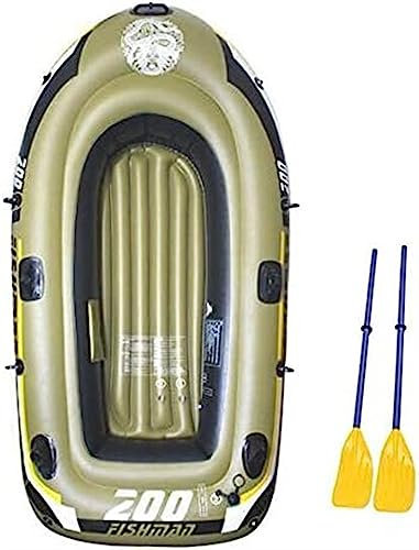 KPVVPEOX Aufblasbares Kajak Für Den Außenbereich, Zum Angeln, Gummiboot, Kajak, Aufblasbares Kajak, Kunststoffboot, Kajak, Fischerboot, Schlauchboot