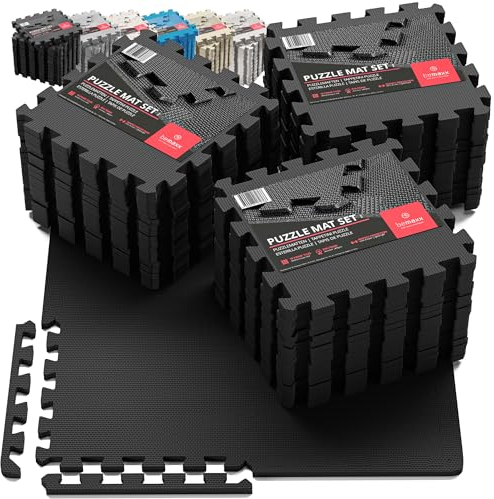 Schutzmatten Bodenschutzmatte Set Sportmatte Gymnastikmatte Puzzlematte: Sportgeräte Fitnessmatte Turnmatte Unterlegmatte Bodenmatte Sport Mat Trainingsmatte Gummimatte Yogamatte Fitness - 3er Set