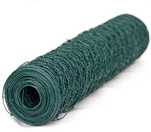 WERKA PRO Grillage plastifié Mailles hexagonales de 13mm 1 x 10m