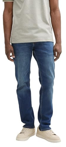 Tom Tailor Tapered Jeans, Clean Bleached Blue Denim, 26/32