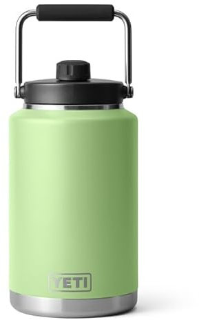 YETI Rambler Jug V2, Vacuum Insulated Stainless Steel Jug with Magcap, Key Lime, 1G (3.8l)