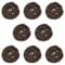 M METERXITY 8-Pack Wicker Rattan Balls 50mm/2 Inch Decorative Rattan Balls Orbs Vase Fillers Bowl Fillers for Christmas/Weddings/Thanksgiving/DIY Crafts/Home Decor [Brown]