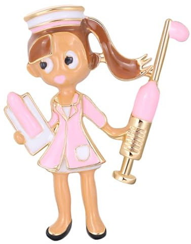 VALICLUD 1stück Kreative Brosche Cartoon-anstecknadel Einzigartige Brustpin Für Damen Für Hochzeiten Und Partys Accessoire Rosa