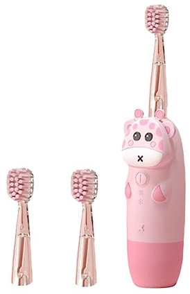 VALICLUD 1 Set Elektrozahnbürsten Set Jungen Zahnbürsten Betriebene Kinderzahnbürste Elektrische Zahnbürste Automatische Zahnbürste Babyzahnbürste Elektronische Zahnbürste PC Rosa