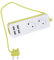 DIYEAH 4piezas Enchufe Multifuncional USB Enchufes Inteligentes Voltaje para Hogar y Restaurantes