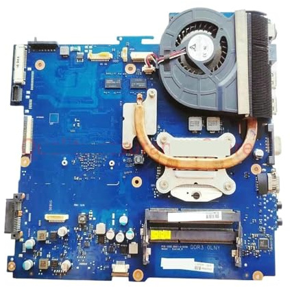 EYJOUTXGG for RV420 Laptop Motherboard + Kühlkörper + CPU BA92-08151A BA92-08151B BA41-01609A BA41-01608A BA41-01610A Mainboard HM65