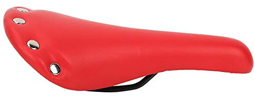 Komfortabler Fahrradsattel, bequemes Sitzkissen, weicher Sattel für Rennräder, ergonomischer Fahrradsattel für Mountainbike, Rennrad, Heimtrainer, Herren, Damen und Frauen (Rot)