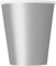 Silver Solid Paper Cups (9oz) 8 Count - Vibrant, Eco-Friendly Disposable Drinkware for Parties and Events