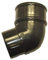 POLYPIPE RR127 Black 112.5deg Offset Bend for 68mm downpipe