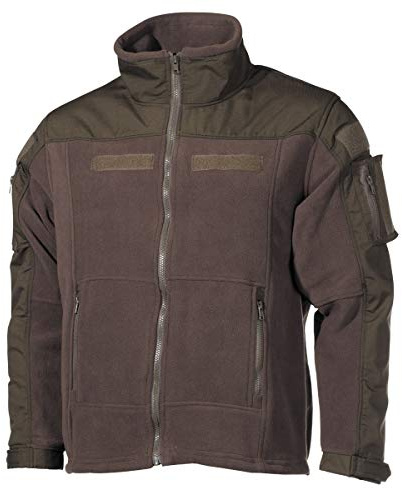 MFH Uomo US Combat Fleece Giacca Oliva