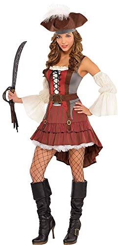 (844582-55) Adult Ladies Castaway Pirate Costume (Large)