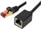 BIGtec - Cavo patch LAN Ethernet di estensione CAT.5e (2M - Prolunga - Placcato Oro)