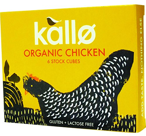 Kallo Organic Chicken Stock Cube 66 g (Pack of 15)