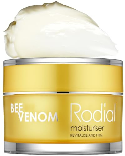 Rodial Bee Venom Moisturiser 50ml, Anti-Ageing Face Cream | With Melittin Peptides, Juvinity, Vitamin C & Hyaluronic Acid, Plumping