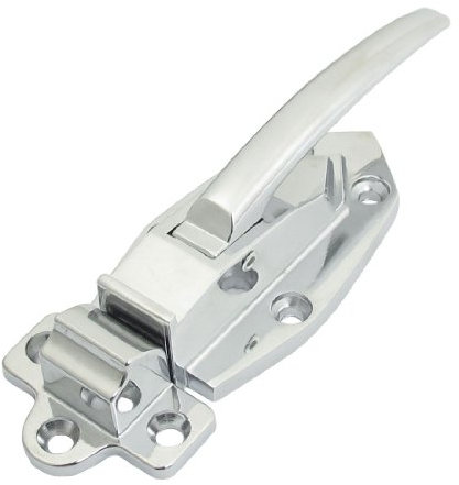 Sourcingmap Industrial Lab Oven Door Latch Releasing Pull Handle Silver Tone