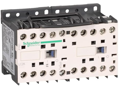 Schneider Electric TeSys K LC2K Wendeschütz / 24 V ac Spule, 3 -polig 3 Schließer, 690 V ac / 12 A, Umkehrend