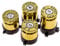 Xbox One Bullet Buttons Raplacement A B X Y Echtes Bullet Messing Gehäuse Gold Messing mit Silber Nickel Primer
