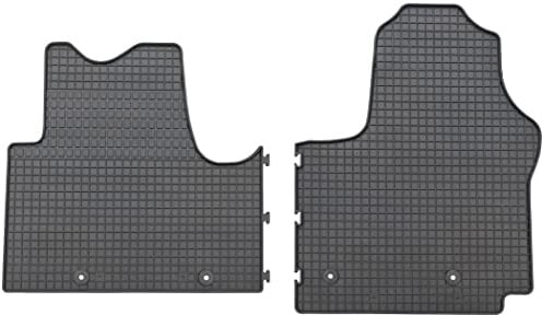 Petex 95410 Fußmatte Gummimatte Vorne Matte schwarz Kompatibel mit FIAT TALENTO Bus 296