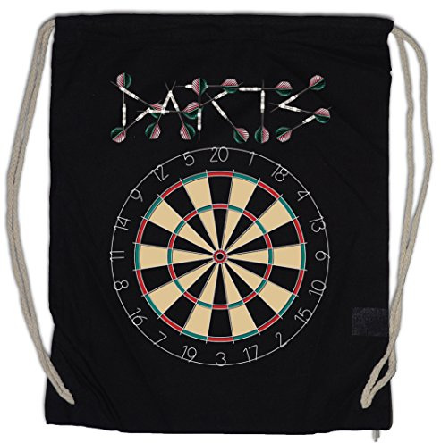 Urban Backwoods Darts Target & Arrows Sport Logo Turnbeutel Sporttasche