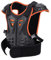 Gilet per bambini, protezione della colonna vertebrale, protezione per la schiena, per moto, Dirtbike, motocross, snowboard (arancione, S)