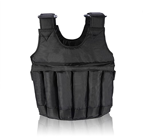 Gewichtsweste, Gewichtsweste, Gewichtsweste, Trainingsweste, Krafttraining, Oxford-Stoff, 50 kg, für Laufen, Fitness, Crossfit, Boxen