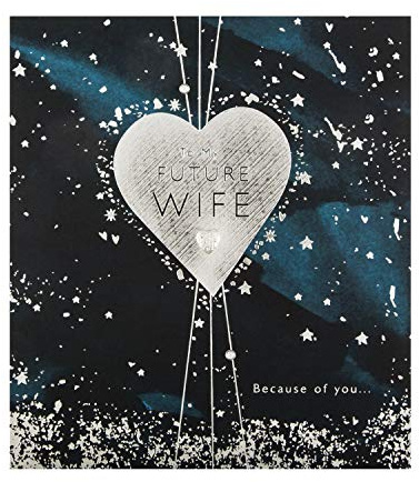 Hallmark Weihnachtskarte für Verlobte mit englischer Aufschrift Future Wife