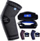 ABYON Ellenbogenbandage 3 Stücke, Kompression Ellenbogen Bandage mit Tennisarm Bandage für Herren Damen Tennis, Golf, Arthritis, Sehnenentzündung, Gelenkschmerzen, Schwarz, S